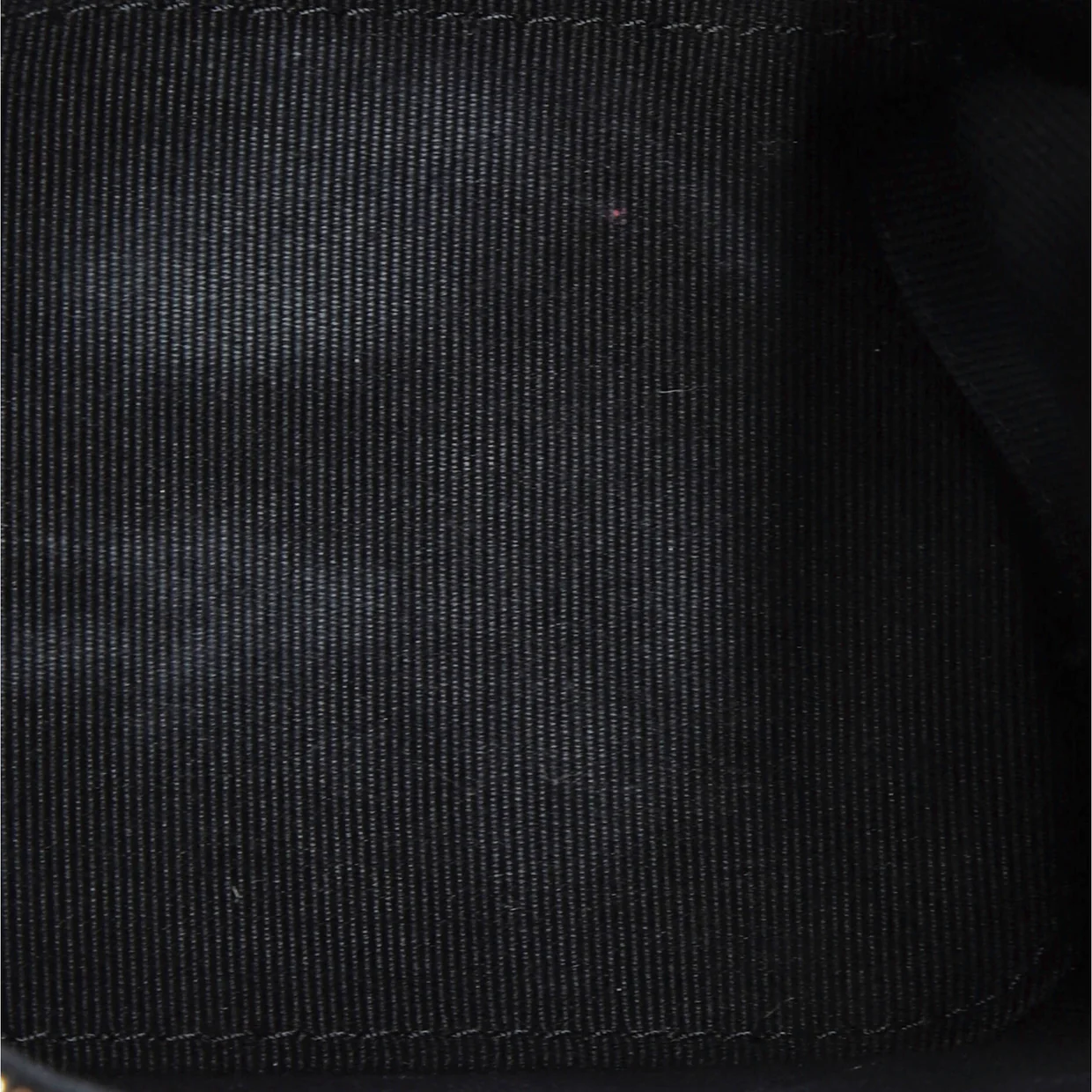 Classic Top Handle Vanity Case with Chain Quilted Lambskin Mini - Deep Luxury
