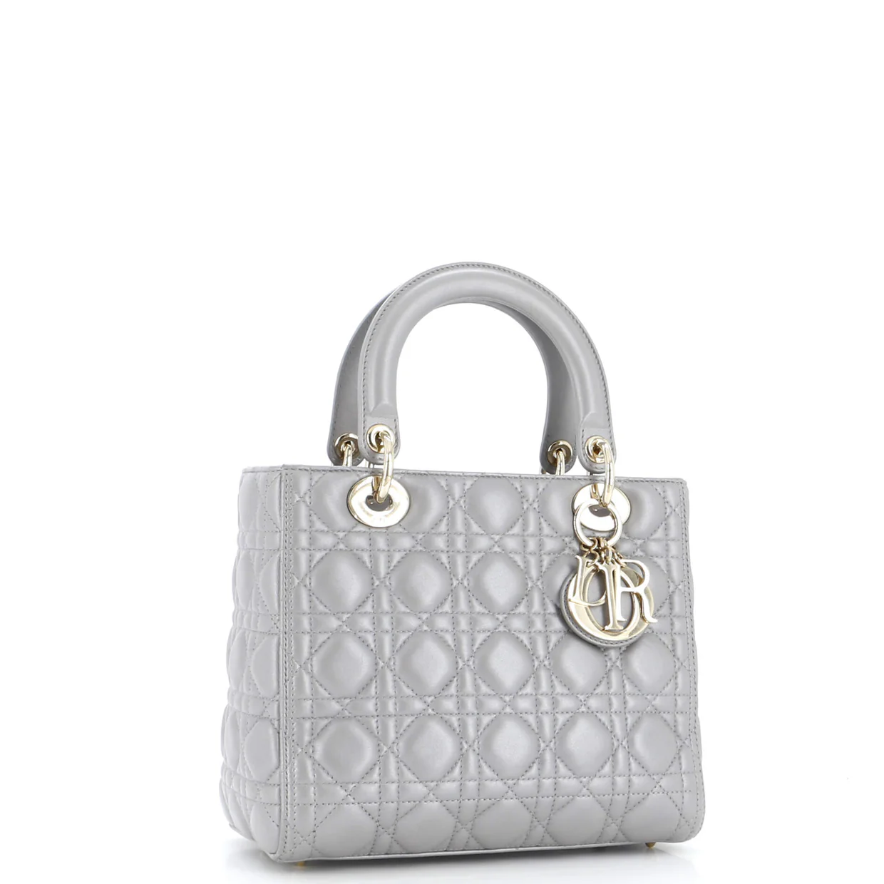 Lady Dior Bag Cannage Quilt Lambskin Medium - Deep Luxury
