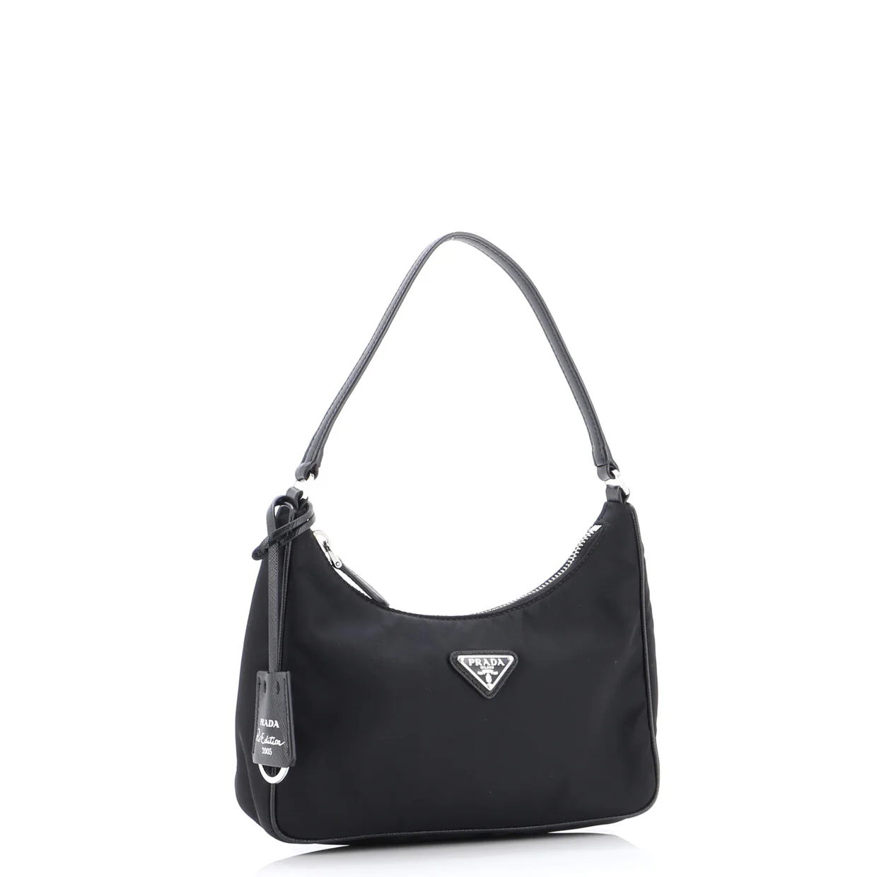 Re-Edition 2005 Hobo Tessuto with Saffiano Leather Mini - Deep Luxury