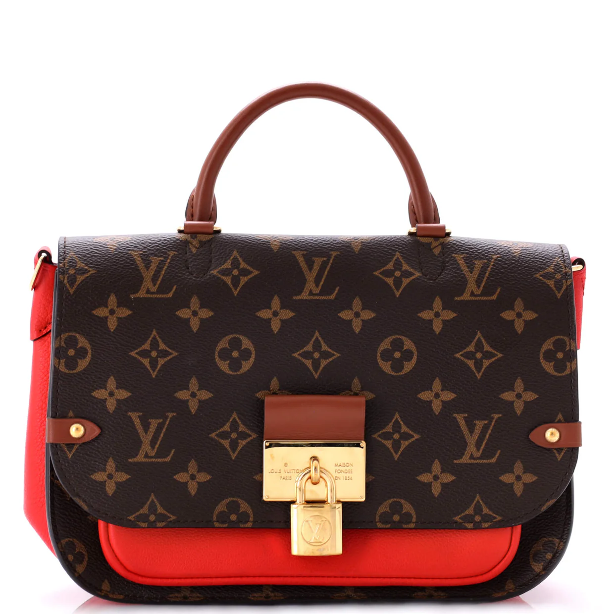 Vaugirard Handbag Monogram Canvas with Leather - Deep Luxury