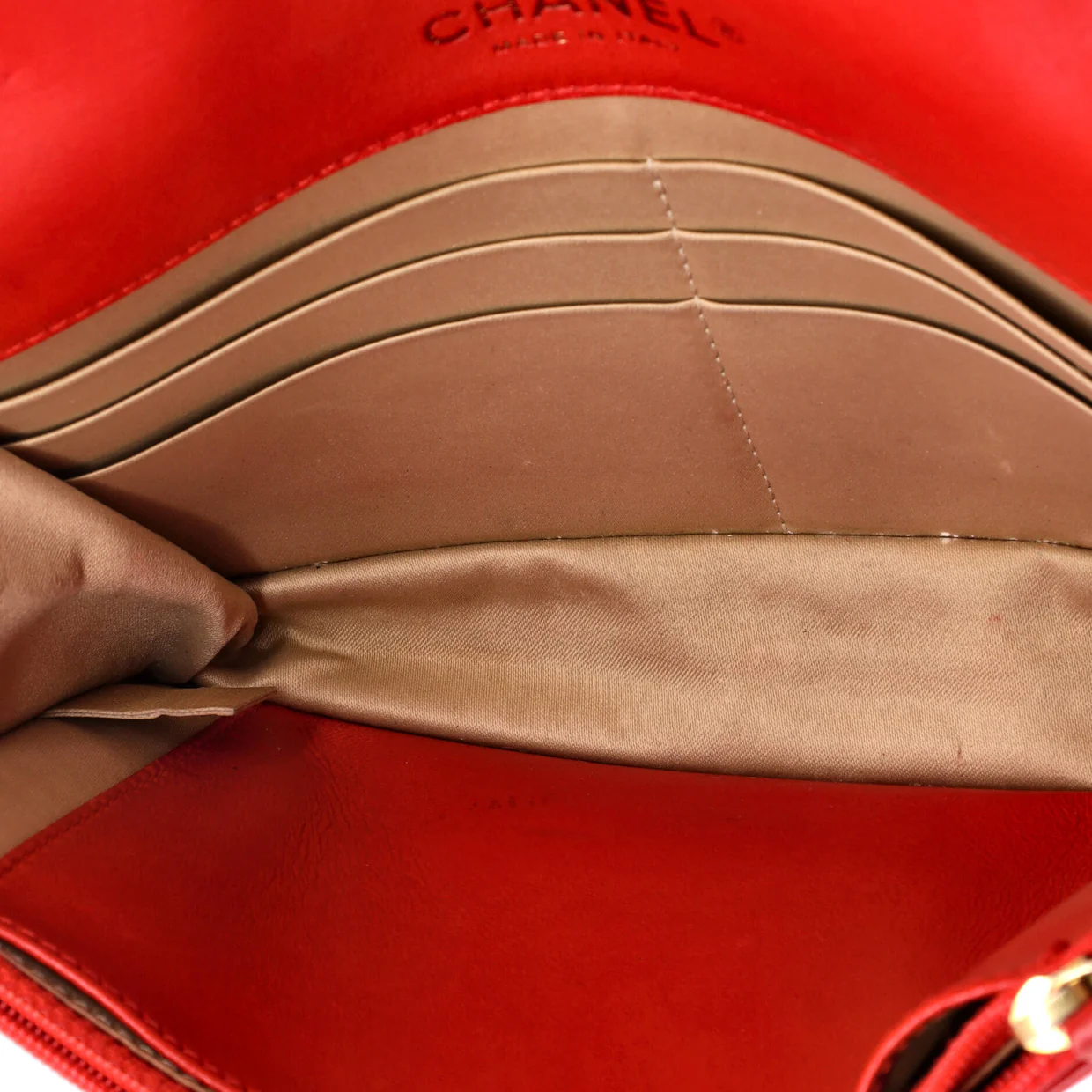 Golden Class Wallet on Chain Quilted Lambskin - Deep Luxury