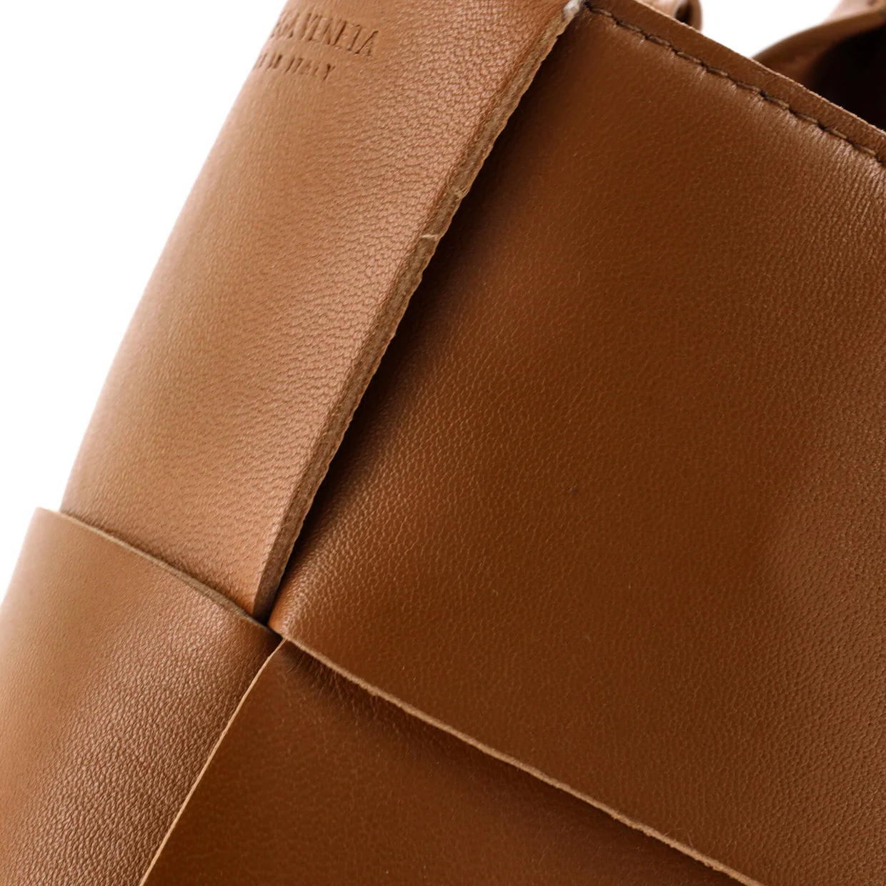 Arco Tote Maxi Intrecciato Leather Small - Deep Luxury