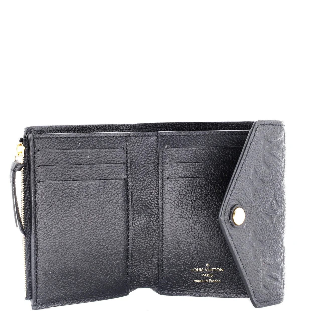 Victorine Wallet Monogram Empreinte Leather - Deep Luxury