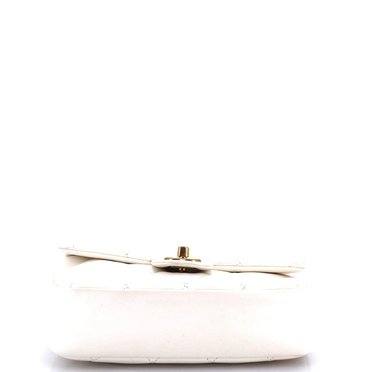 Heart Charms Flap Bag Quilted Lambskin Mini - Deep Luxury