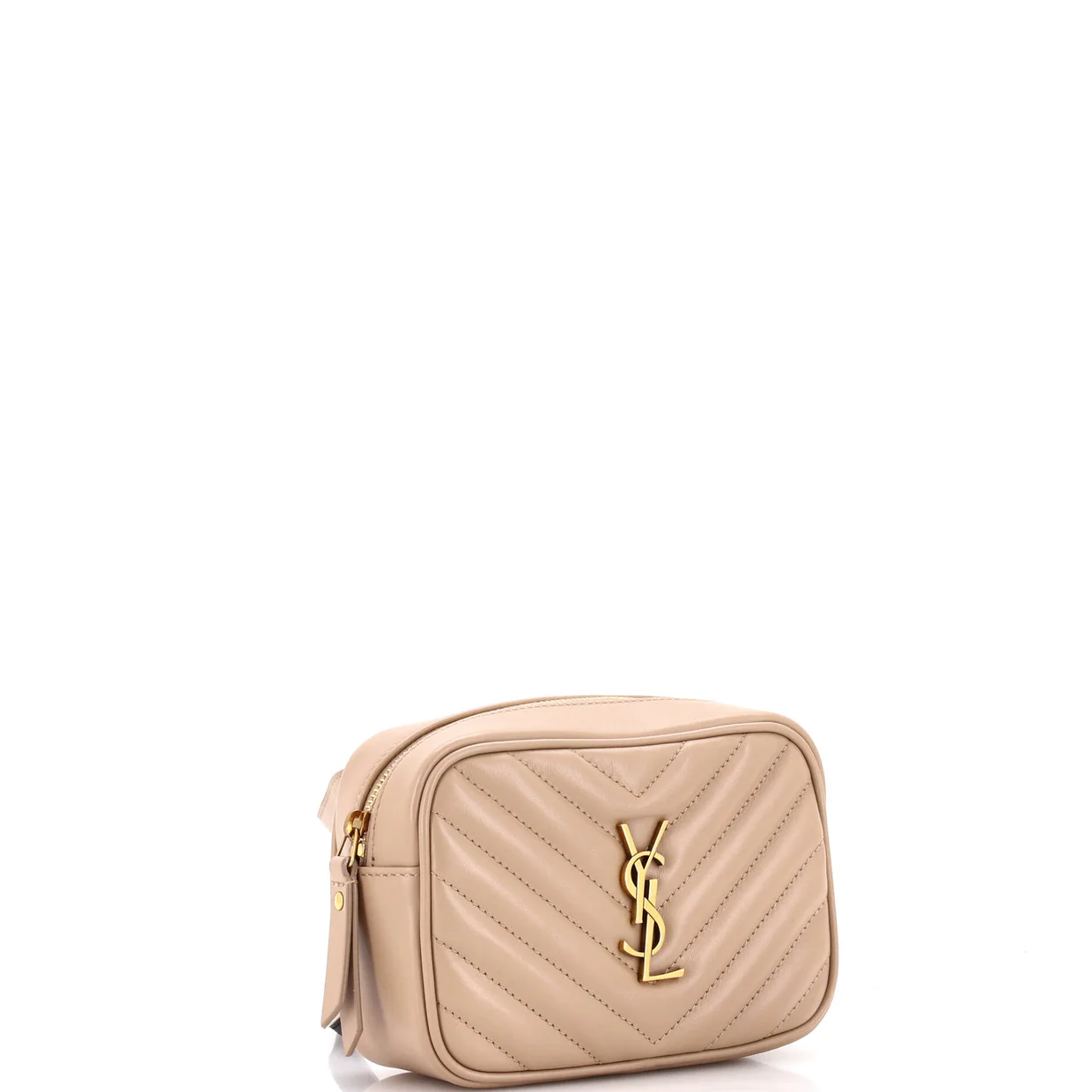 Lou Belt Bag Matelasse Chevron Leather - Deep Luxury