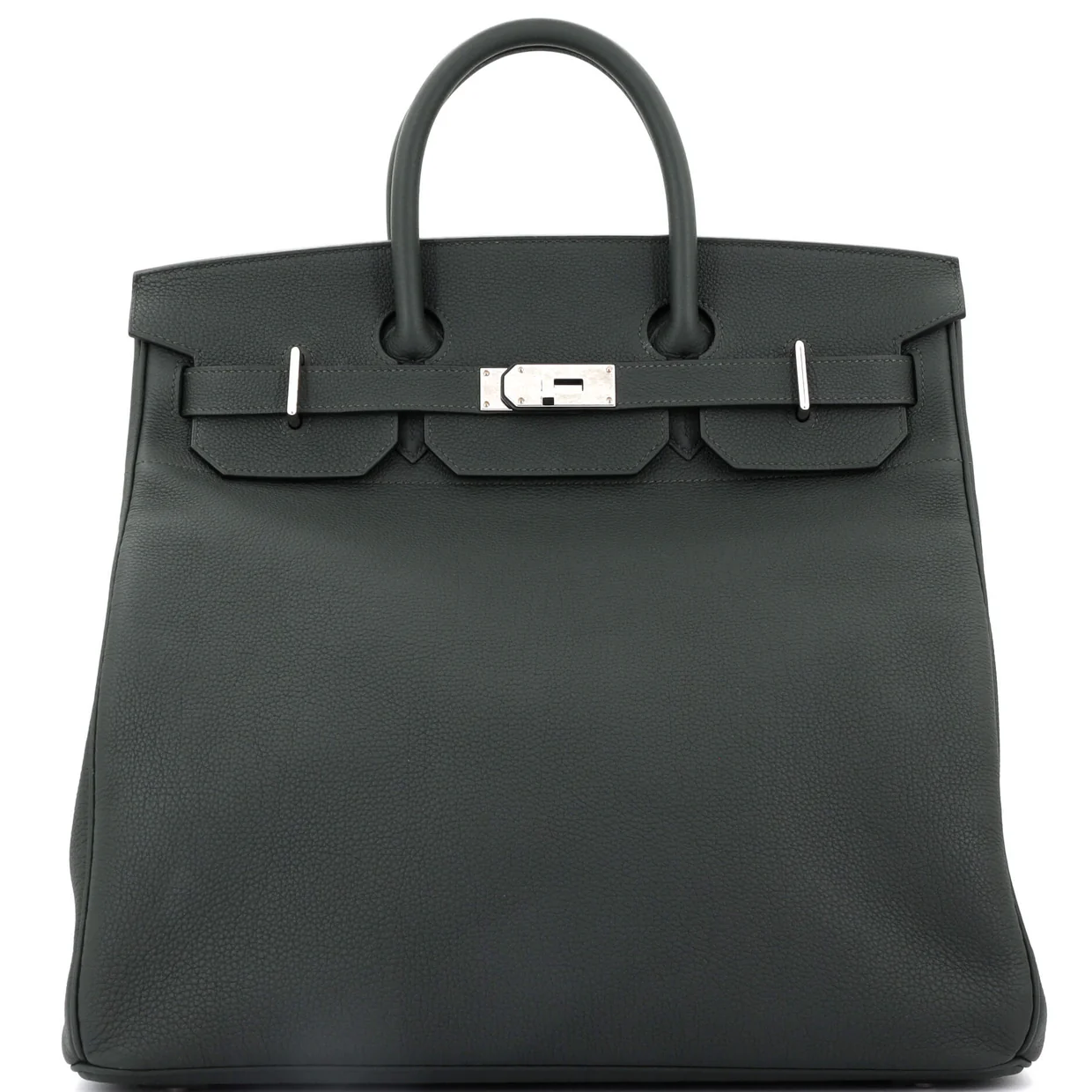HAC Birkin Bag Vert Foncé Togo with Palladium Hardware 40 - Deep Luxury