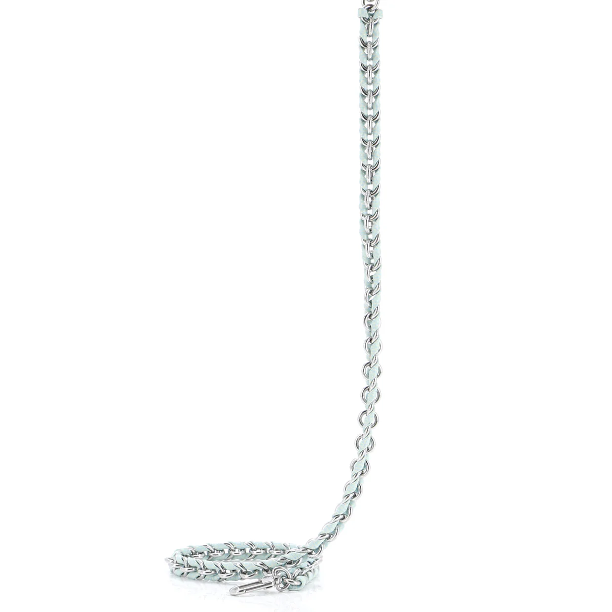 Multi Pochette Accessoires Woven Chain Strap Leather and Metal - Deep Luxury