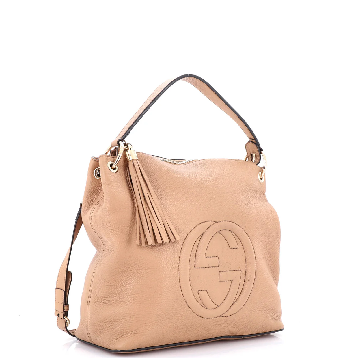 Soho Convertible Hobo Leather Large - Deep Luxury