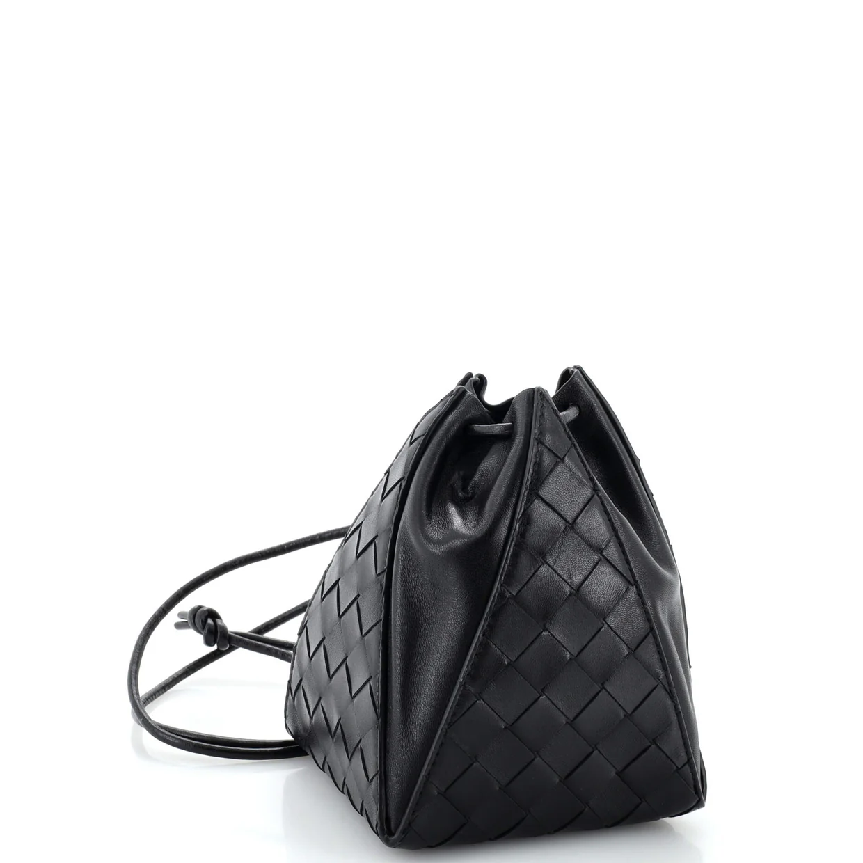 The Knot Shoulder Bag Intrecciato Nappa Mini - Deep Luxury