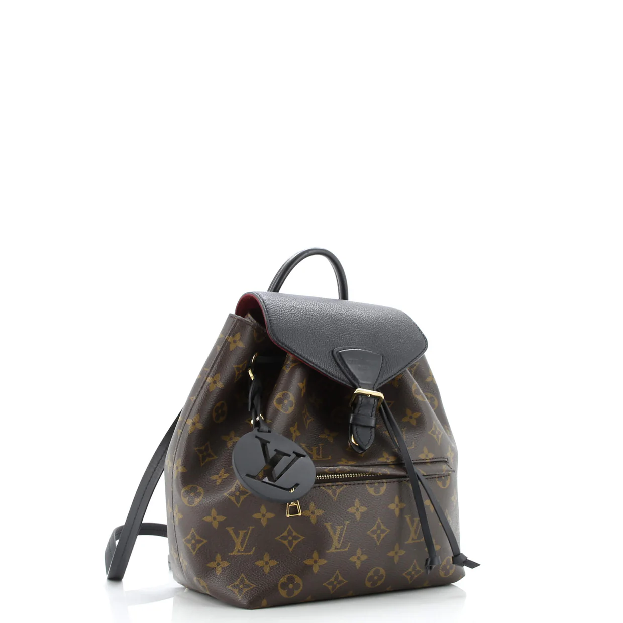 Montsouris NM Backpack Monogram Canvas with Leather PM - Deep Luxury