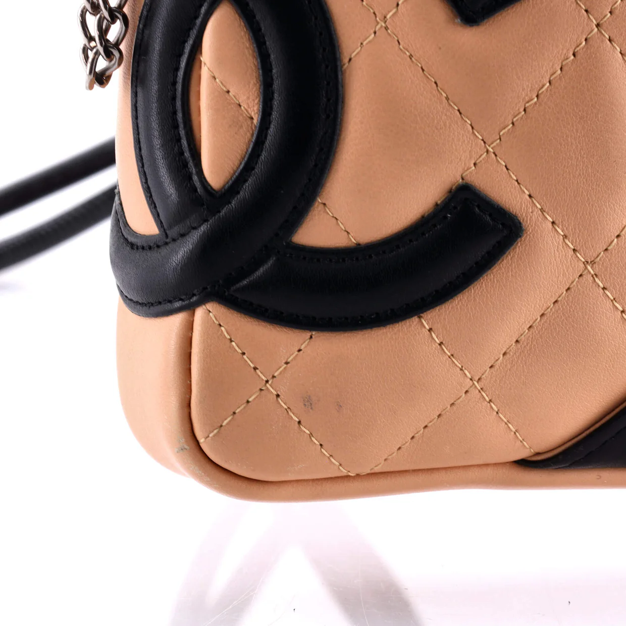 Cambon Crossbody Bag Quilted Leather Small - Deep Luxury