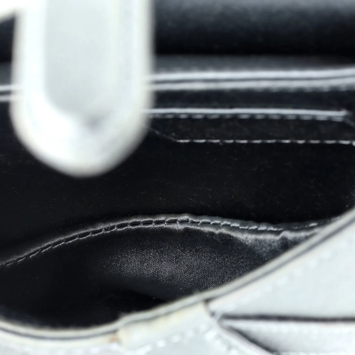 Saddle Handbag Satin with Crystals Mini - Deep Luxury
