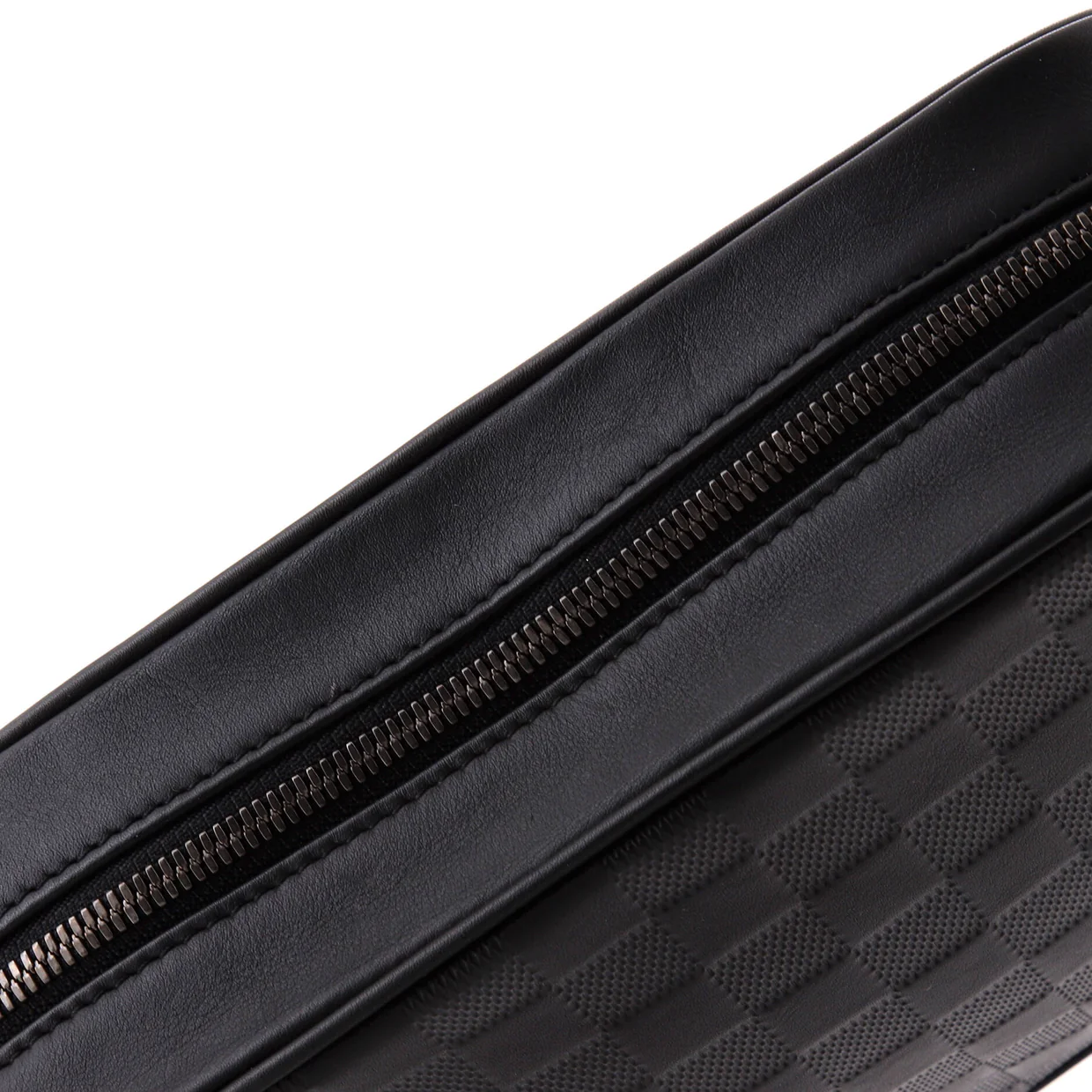 Toiletry Pouch Damier Infini Leather GM - Deep Luxury