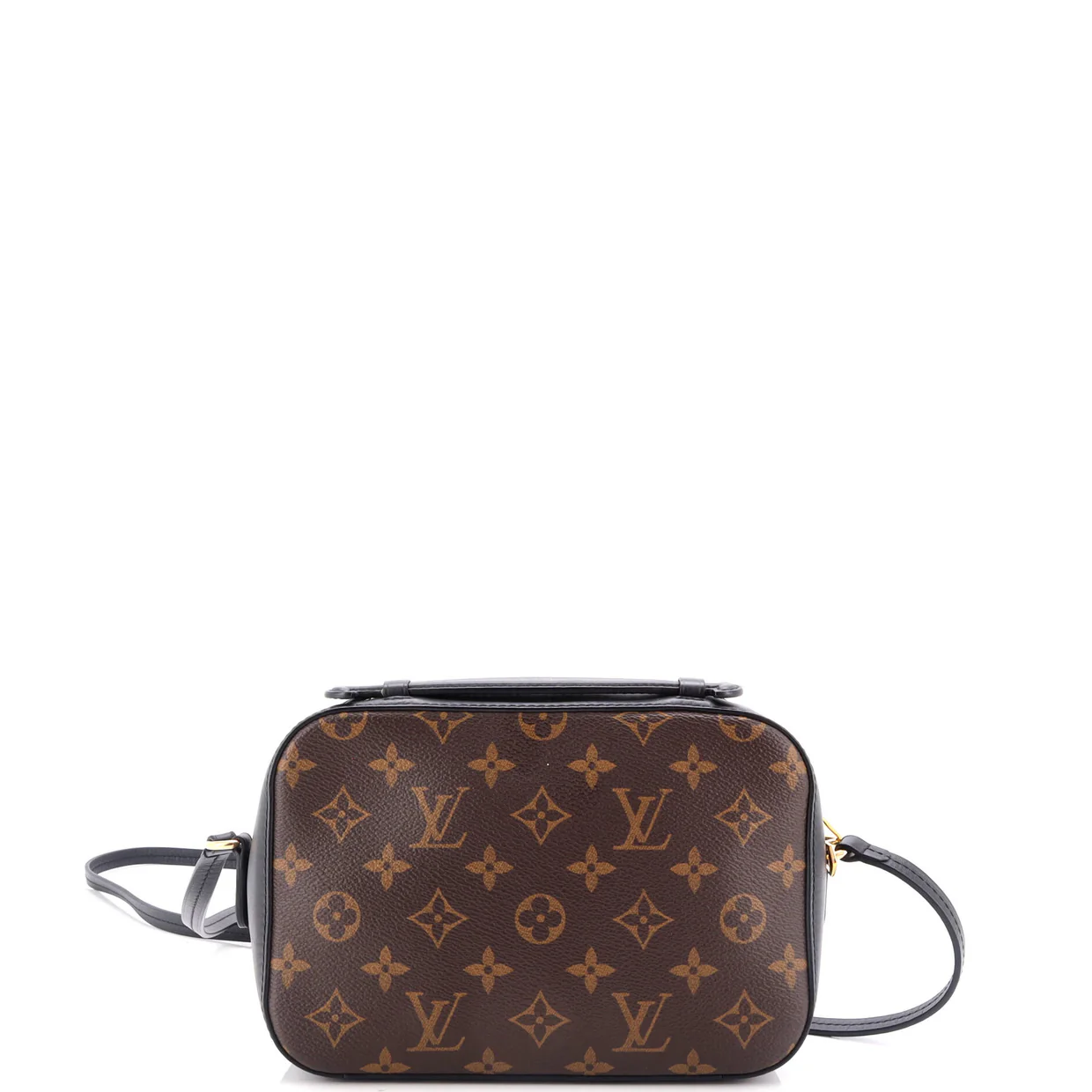 Saintonge Handbag Monogram Canvas with Leather - Deep Luxury