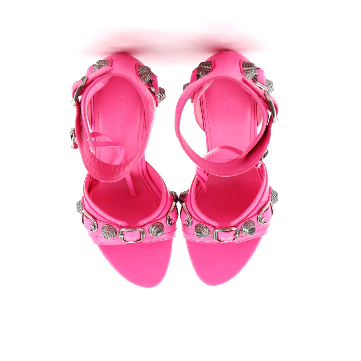 Women's Cagole Ankle Strap Heeled Sandals Leather 110 - Deep Luxury