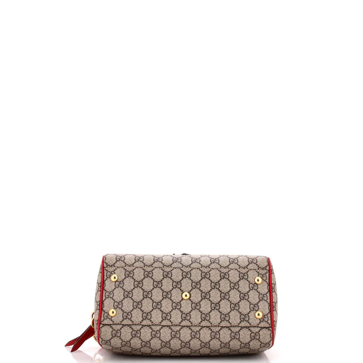 Convertible Boston Bag Embroidered GG Coated Canvas Small - Deep Luxury