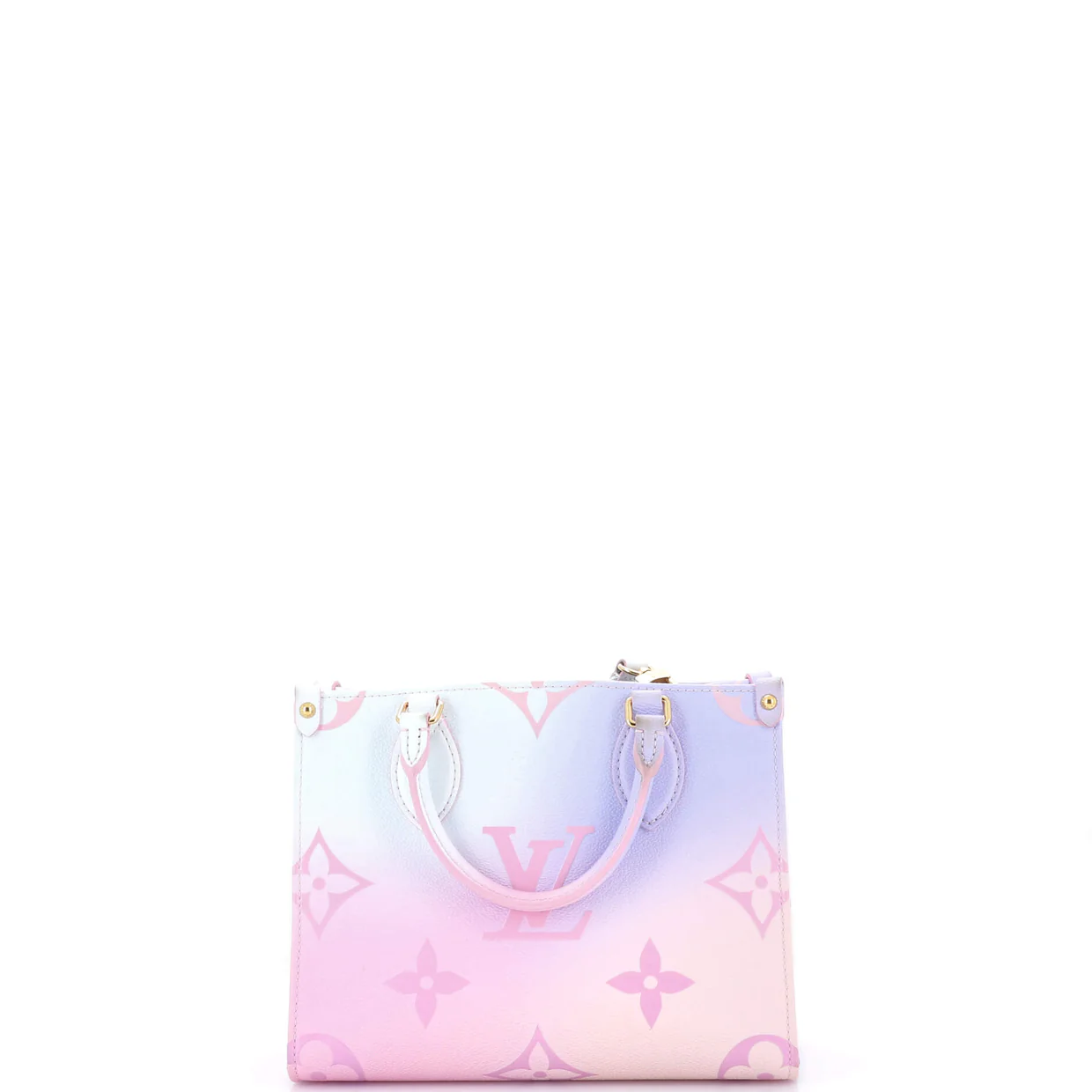 OnTheGo Tote Spring in the City Monogram Giant Canvas PM - Deep Luxury