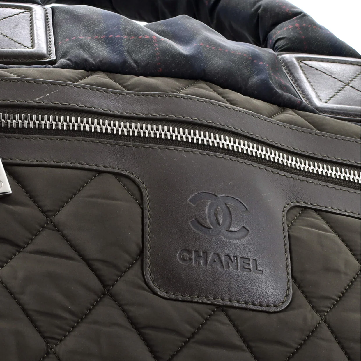 Coco Cocoon Reversible Tote Quilted Printed Nylon Small - Deep Luxury