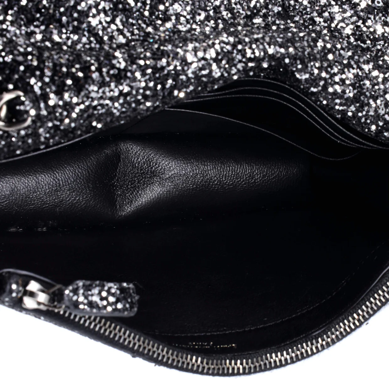 Classic Monogram Tassel Chain Wallet Glitter - Deep Luxury