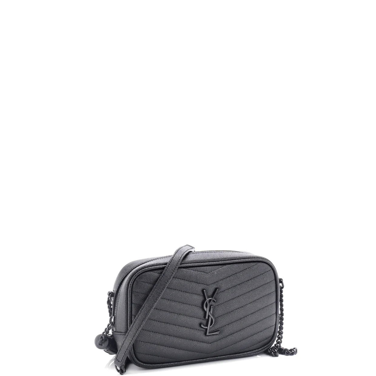 Lou Camera Bag Matelasse Chevron Leather Mini - Deep Luxury