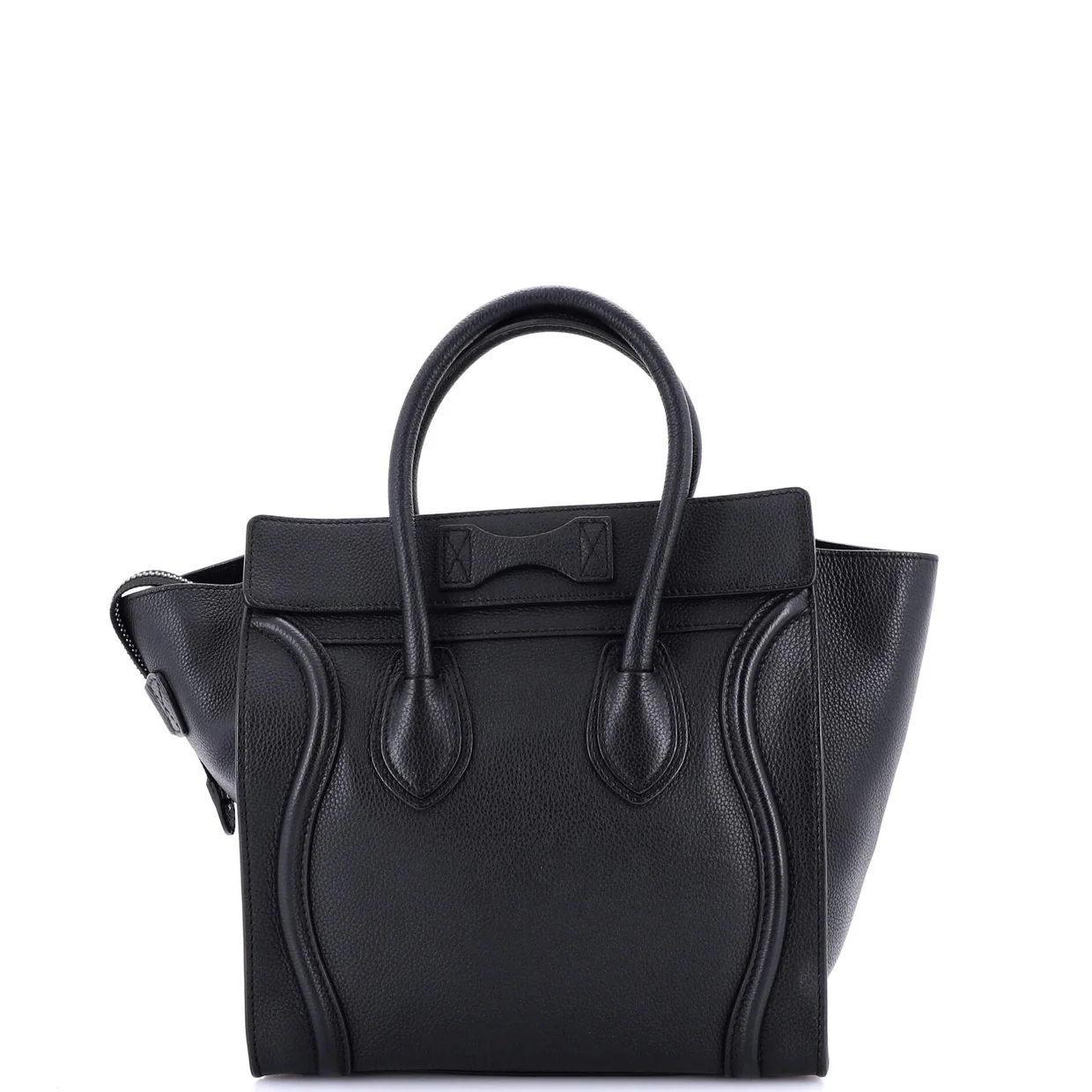 Luggage Bag Grainy Leather Micro - Deep Luxury