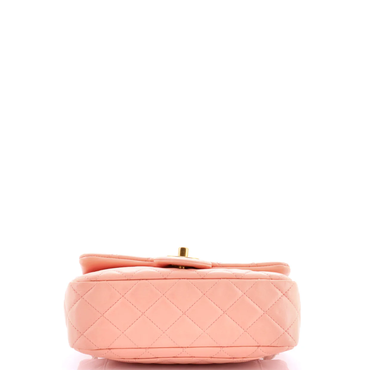 Pearl Crush Flap Bag Quilted Lambskin Mini - Deep Luxury