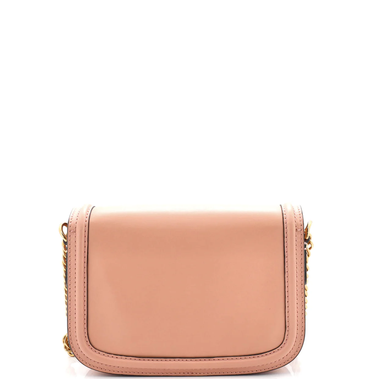 Link Flap Bag Leather Small - Deep Luxury