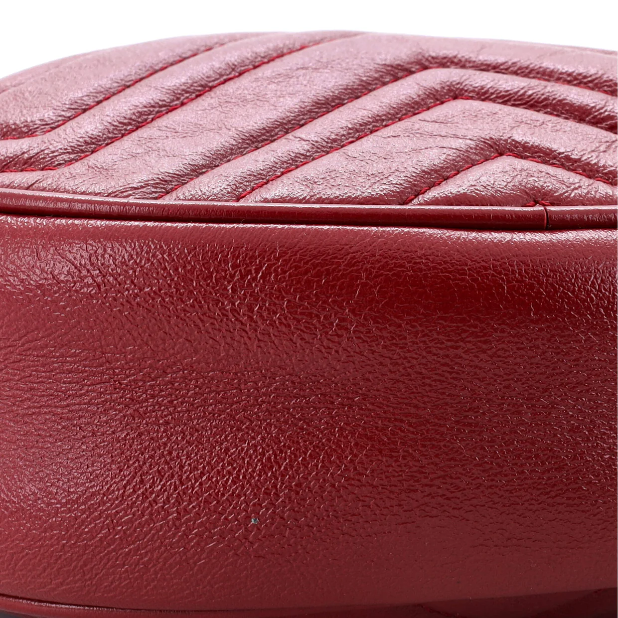 GG Marmont Round Shoulder Bag Matelasse Leather Mini - Deep Luxury