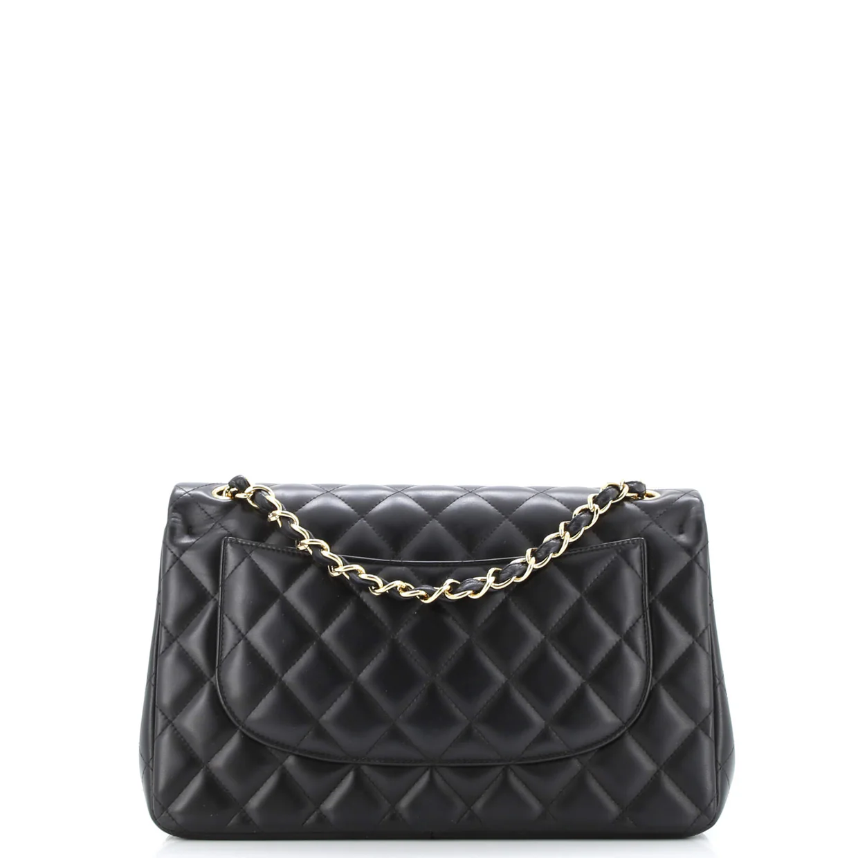 Classic Double Flap Bag Quilted Lambskin Jumbo - Deep Luxury
