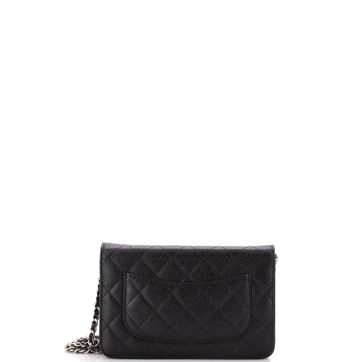 Wallet on Chain Quilted Caviar - Deep Luxury