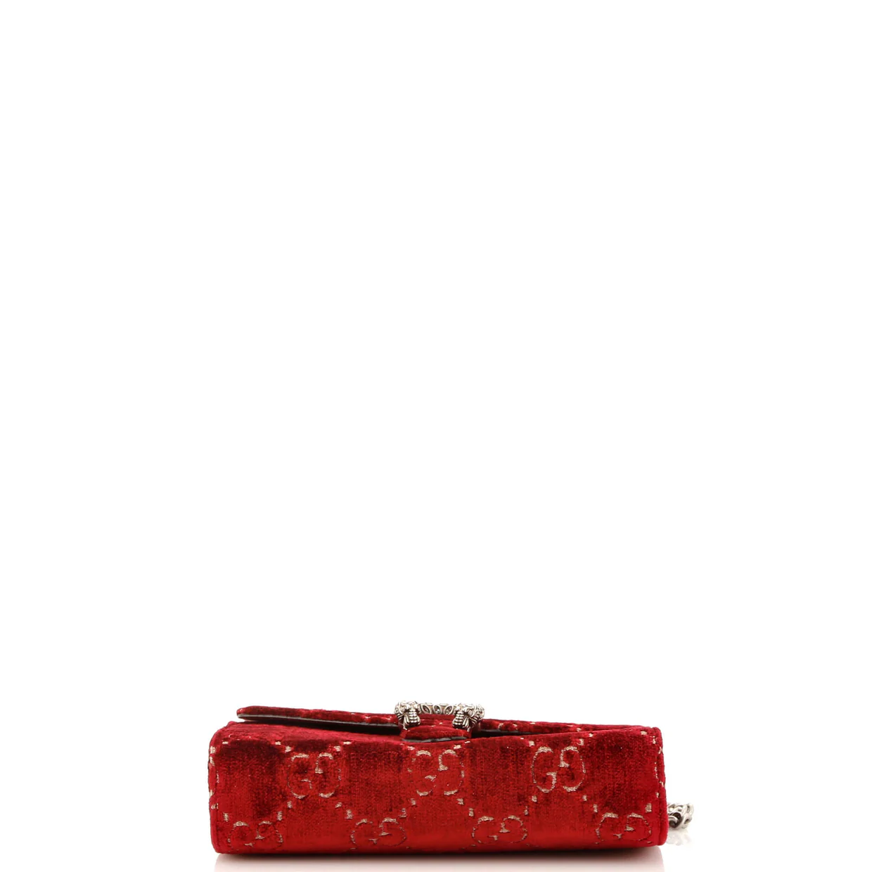 Dionysus Chain Wallet GG Velvet Small - Deep Luxury