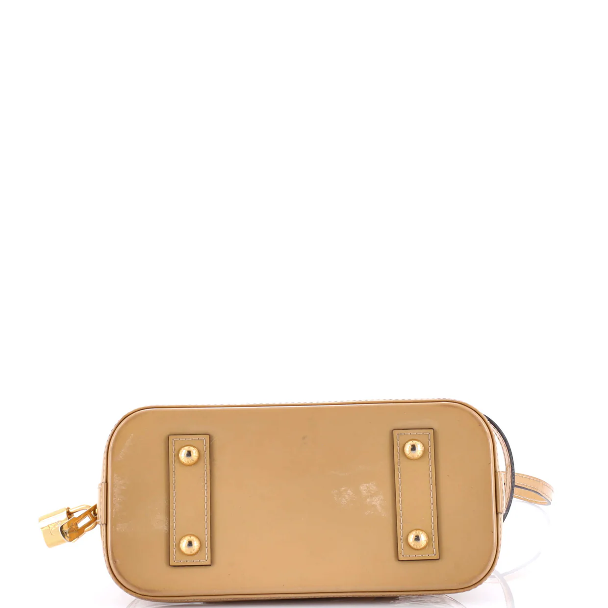 Alma Handbag Limited Edition Monogram Vernis Rayures BB - Deep Luxury