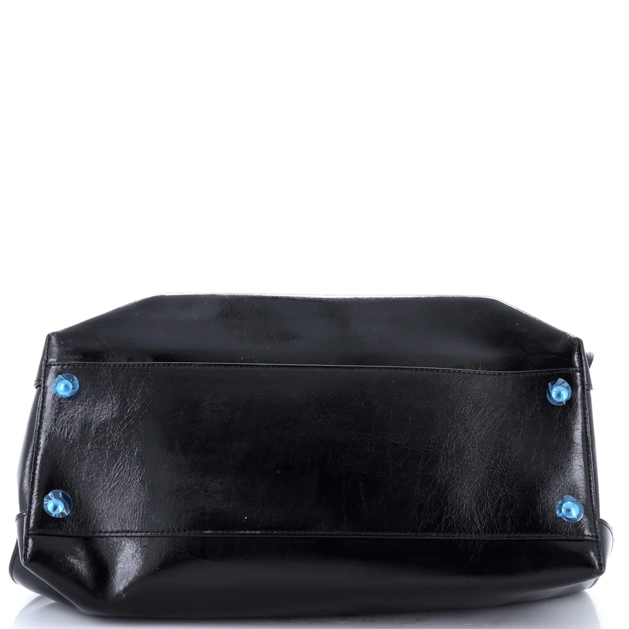 Banner NM Tote Patent Large - Deep Luxury