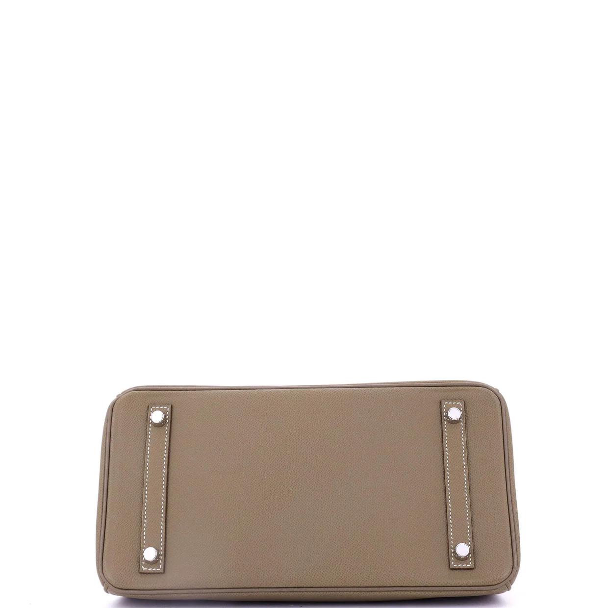 Birkin Handbag Grey Epsom with Palladium Hardware 30 - Deep Luxury