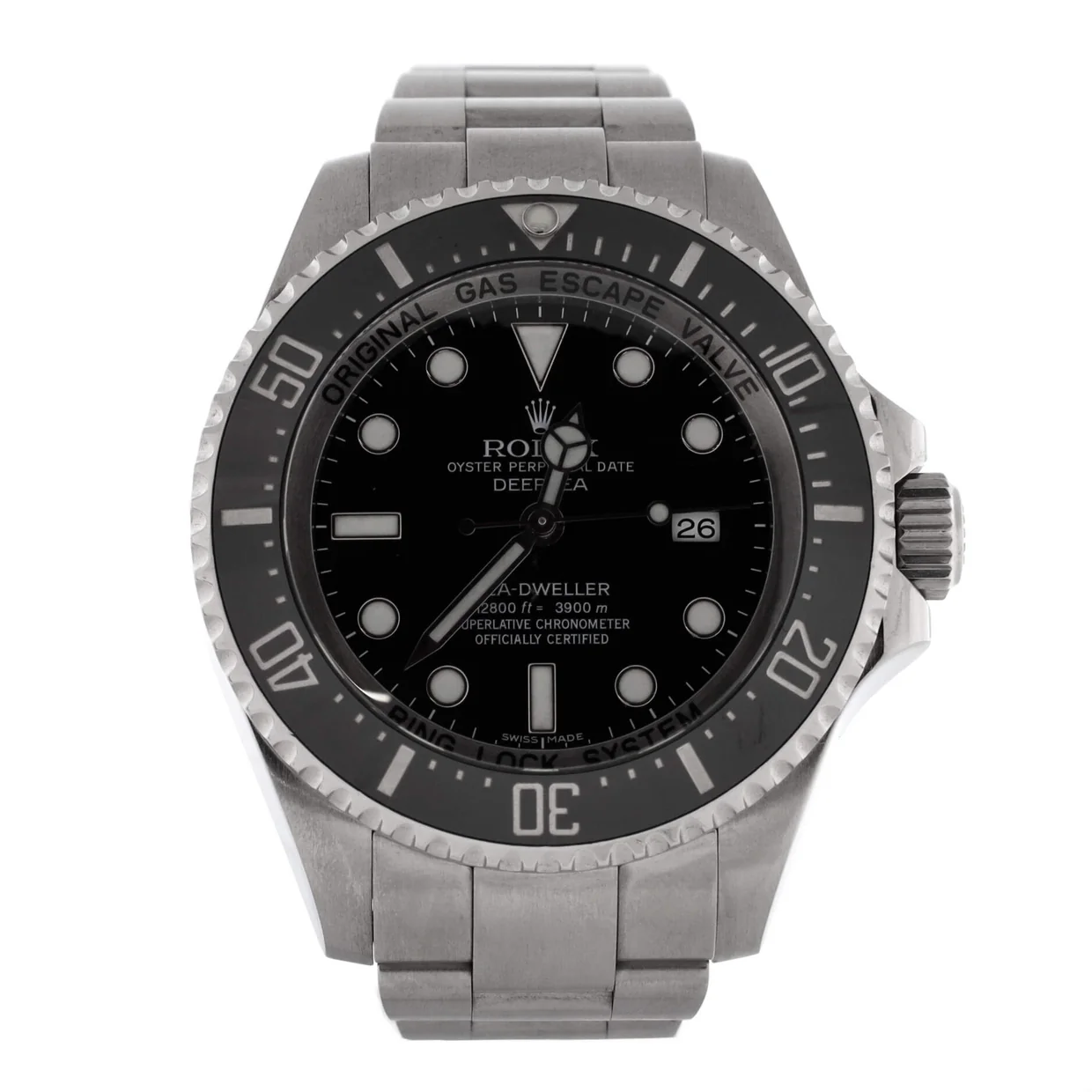 Oyster Perpetual Deepsea Sea-Dweller Automatic Watch Stainless Steel and Cerachrom 44 - Deep Luxury