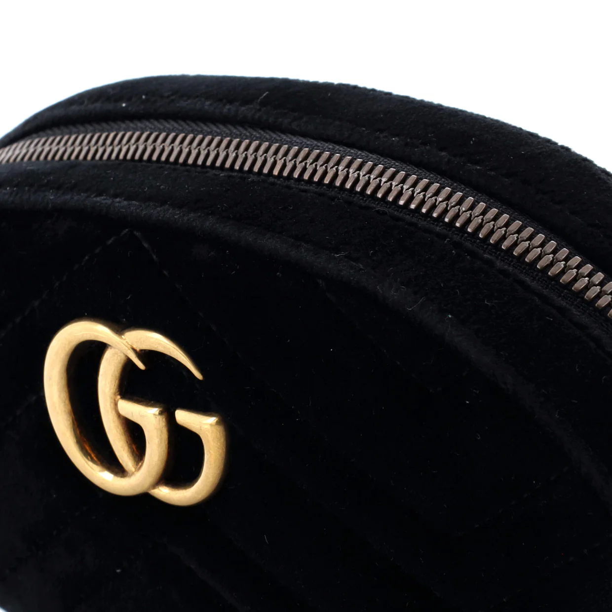 GG Marmont Belt Bag Matelasse Velvet - Deep Luxury