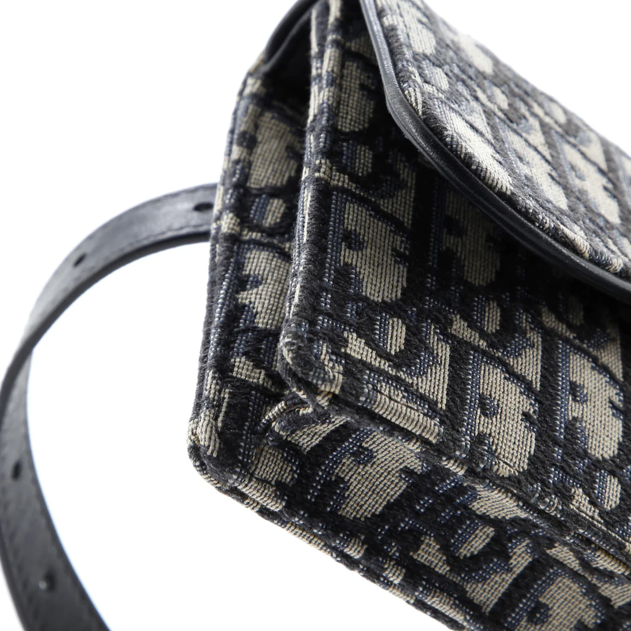 Saddle Rectangular Belt Bag Oblique Canvas - Deep Luxury