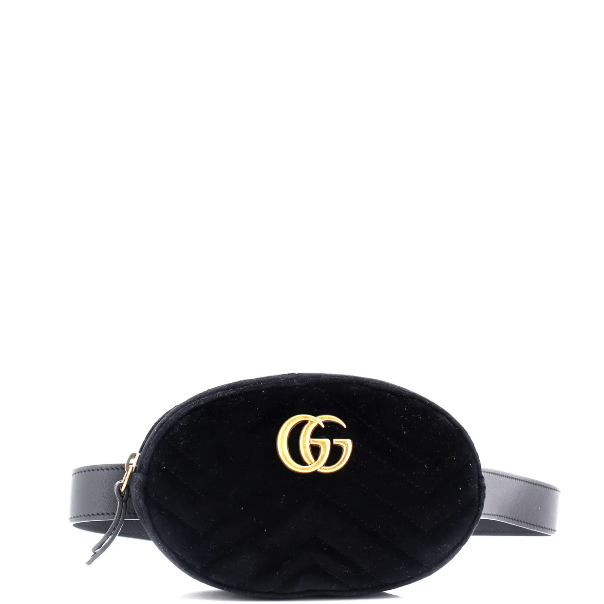 GG Marmont Belt Bag Matelasse Velvet - Deep Luxury