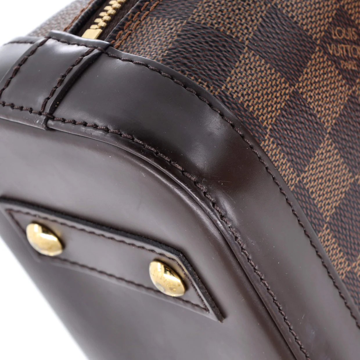 Alma Handbag Damier BB - Deep Luxury