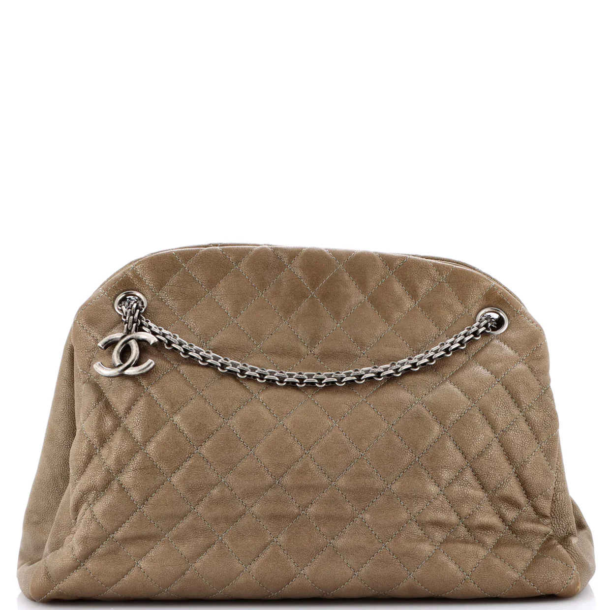 Just Mademoiselle Bag Quilted Caviar Large - Deep Luxury
