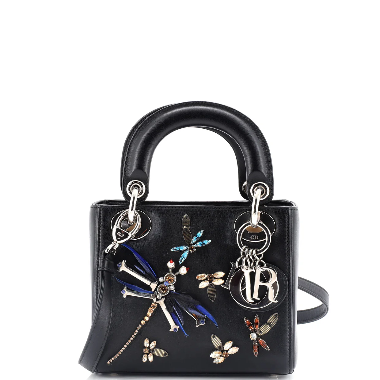 Lady Dior Bag Embellished Leather Mini - Deep Luxury