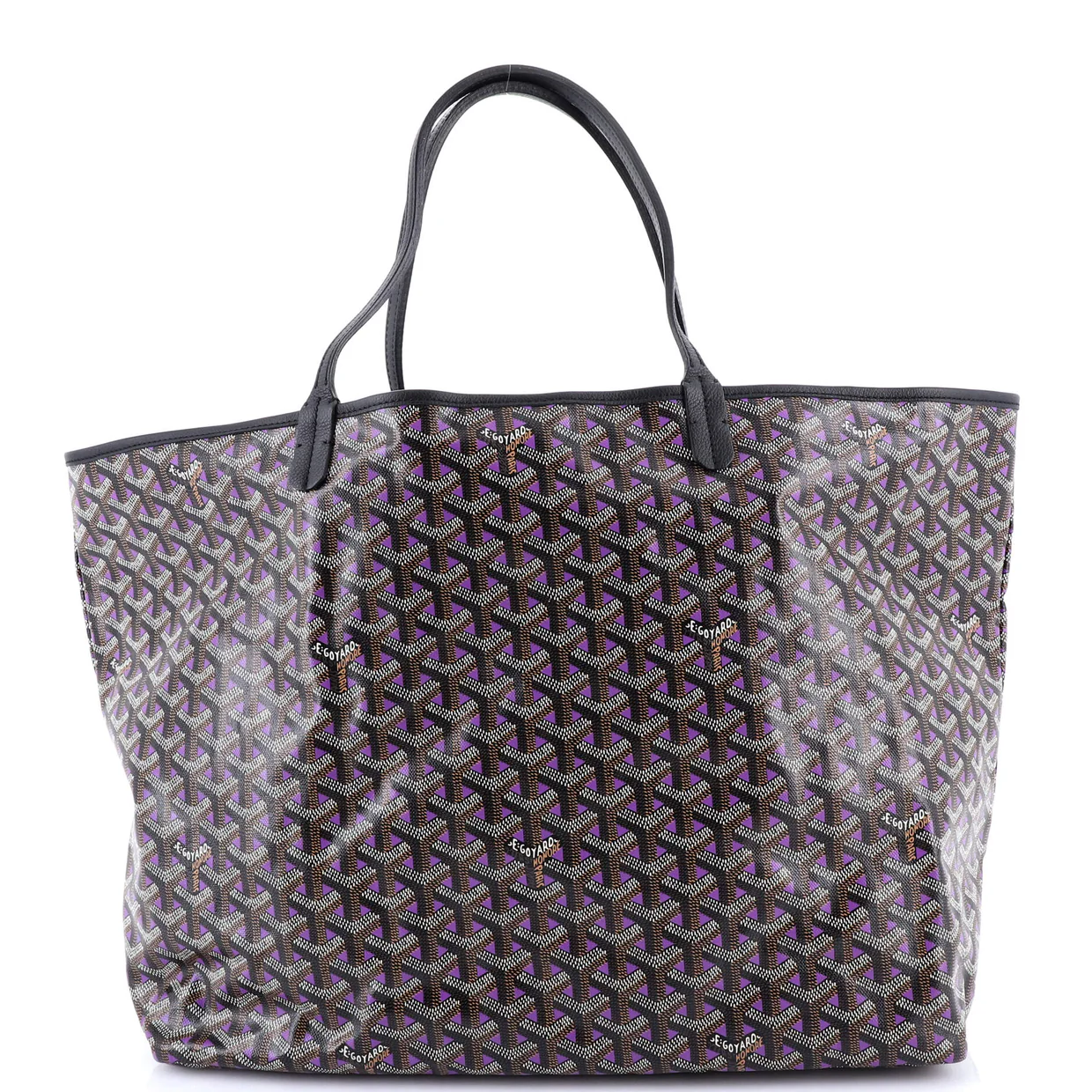 Saint Louis Tote Claire Voie Coated Canvas GM - Deep Luxury