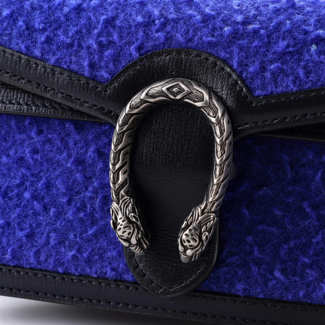 Dionysus Bag Wool and Leather Super Mini - Deep Luxury