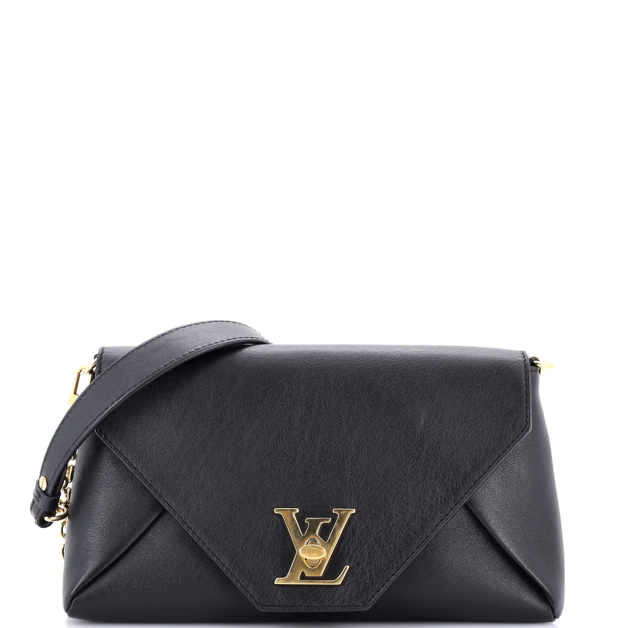 Love Note Chain Clutch Leather - Deep Luxury