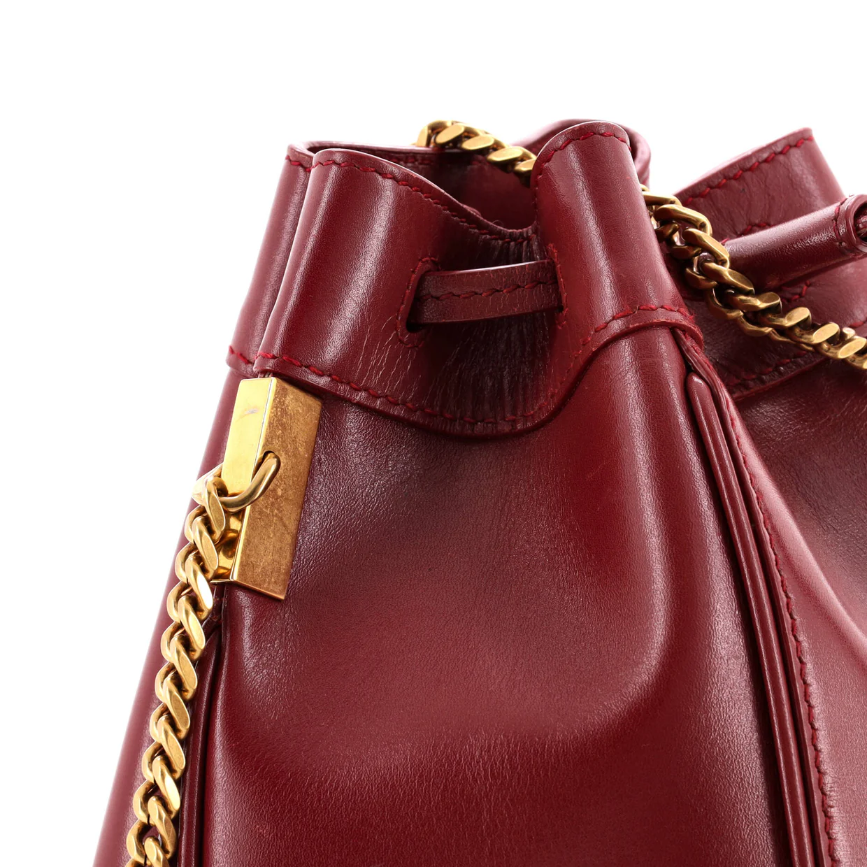 Talitha Bucket Bag Leather Small - Deep Luxury