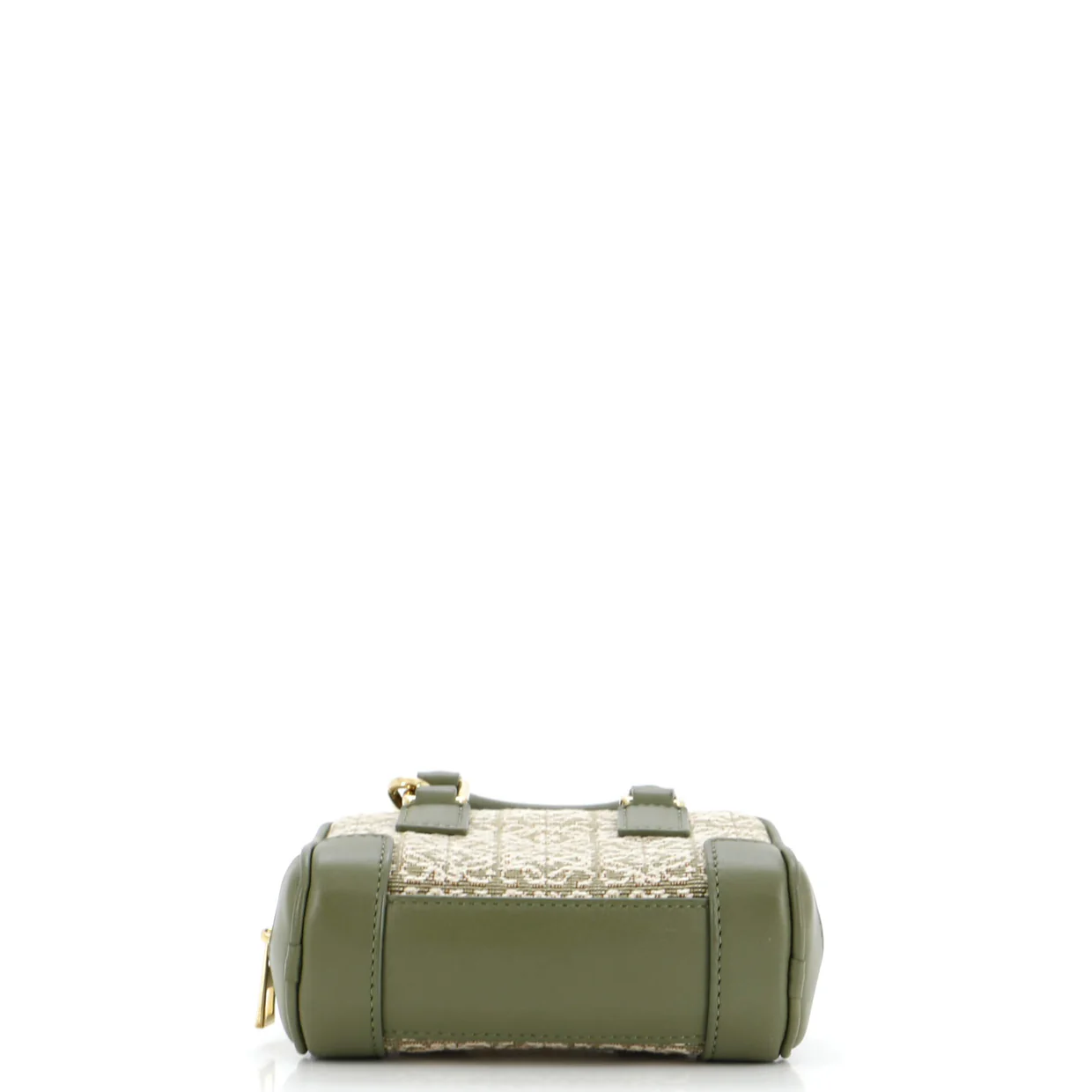 Amazona Bag Leather and Jacquard Canvas Nano - Deep Luxury