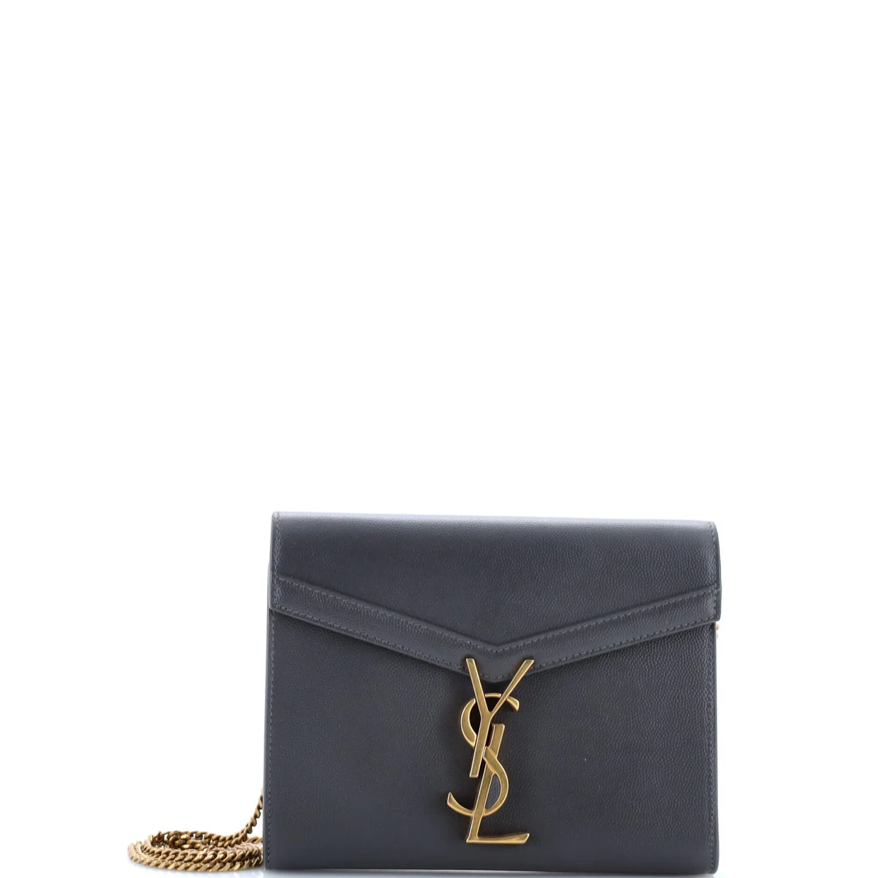Cassandra Chain Wallet Leather Mini - Deep Luxury