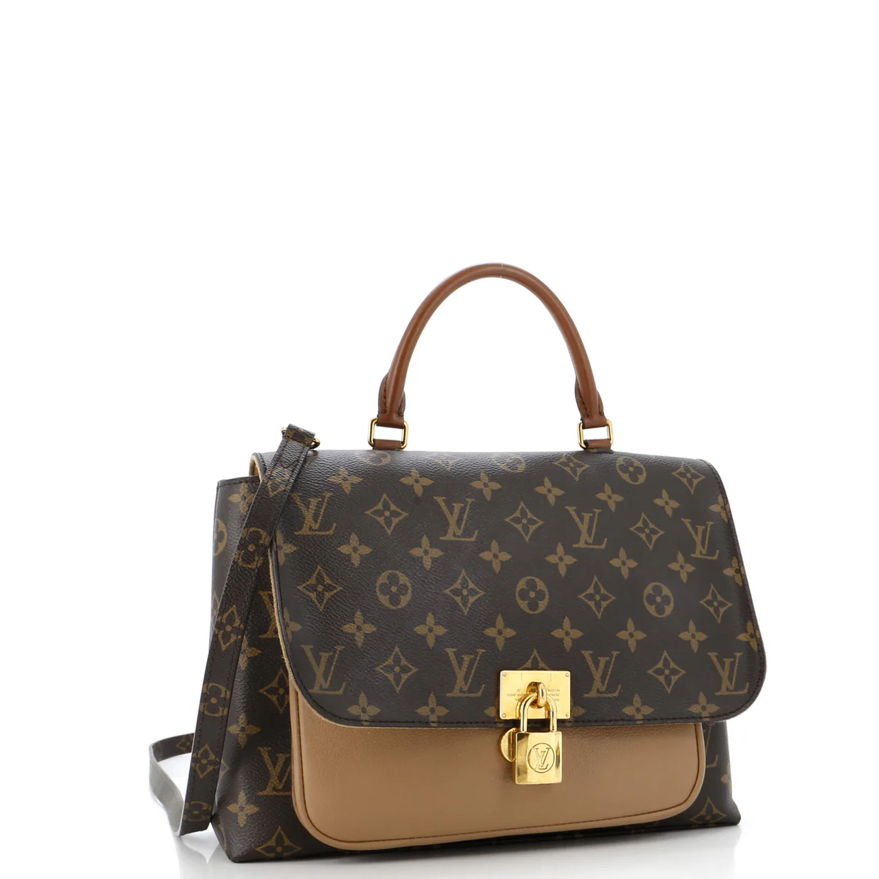 Marignan Handbag Monogram Canvas with Leather - Deep Luxury