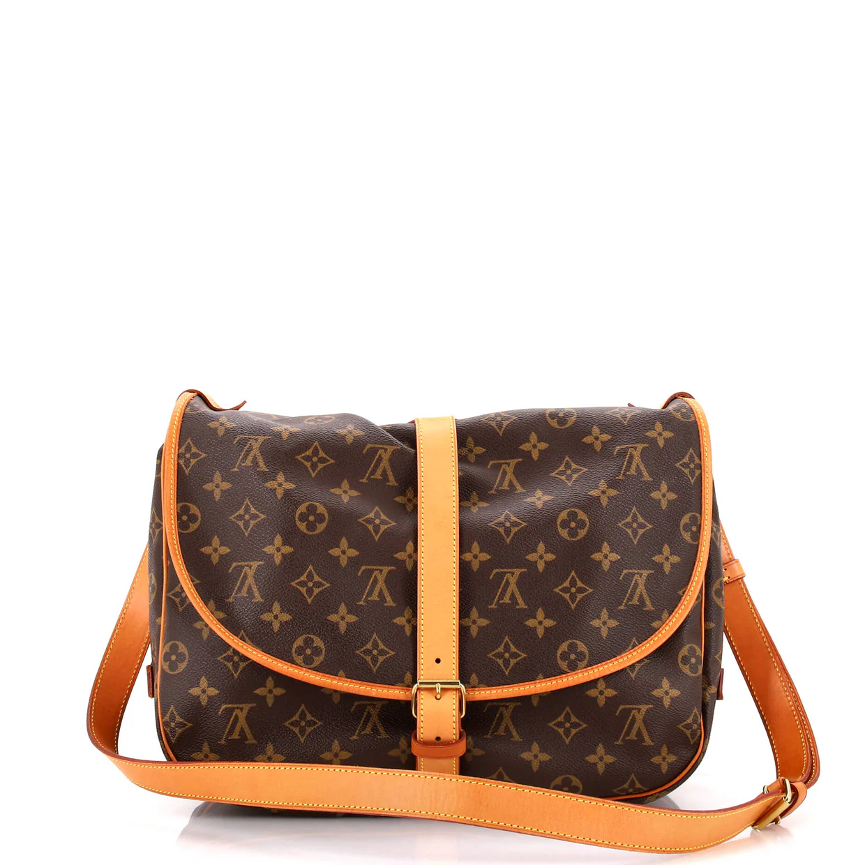 Saumur Handbag Monogram Canvas 35 - Deep Luxury