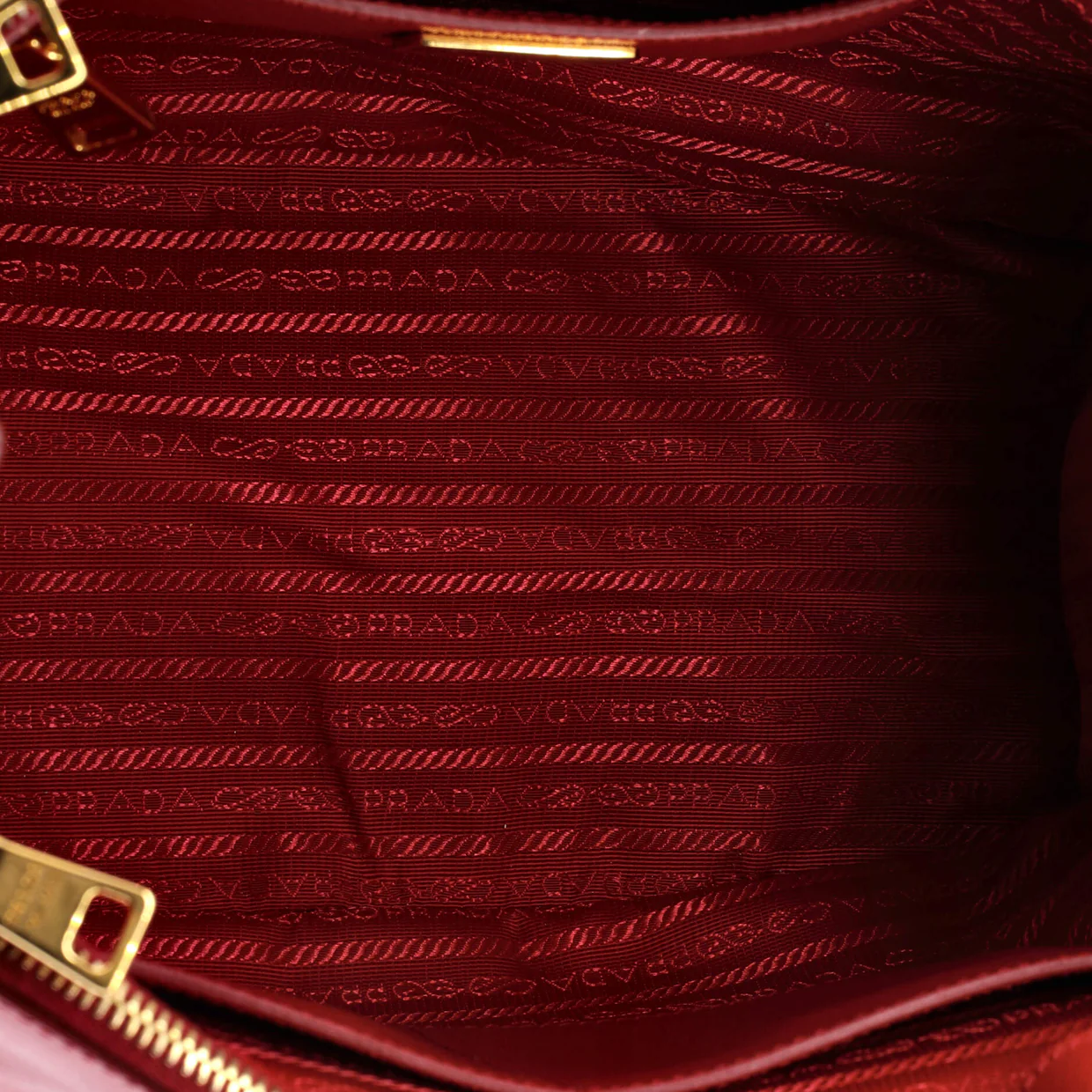 Double Zip Lux Tote Saffiano Leather Medium - Deep Luxury